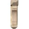 Ekena Millwork Merced Arts and Crafts Rough Sawn Bracket w/ Offset Brace, Douglas Fir, 6"W x 16"D x 24"H BKT0604X16X24MRC03RDF - alternate 3
